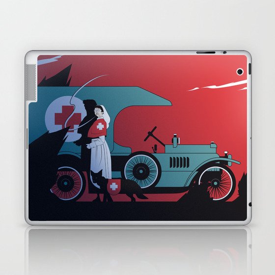 World War One Nurse - Hero form the past Laptop & iPad Skin