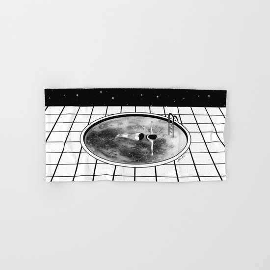 Pool Moon Hand & Bath Towel