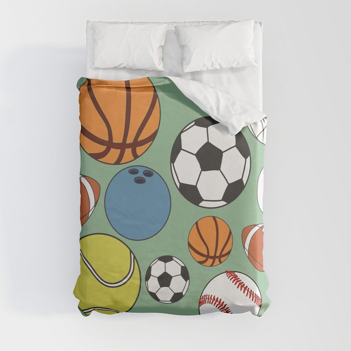 Sport Balls Duvet Cover