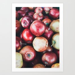 Red Apples | Kitchen Art | Fruit Photography Art Print