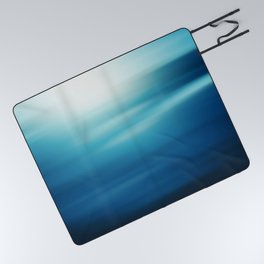 Underwater blue background Picnic Blanket