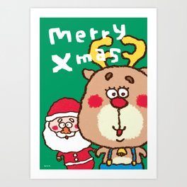  Christmas poster Art Print