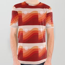 Abstraction_SUNRISE_SUNSET_RED_LANDSCAPE_POP_ART_0502A All Over Graphic Tee