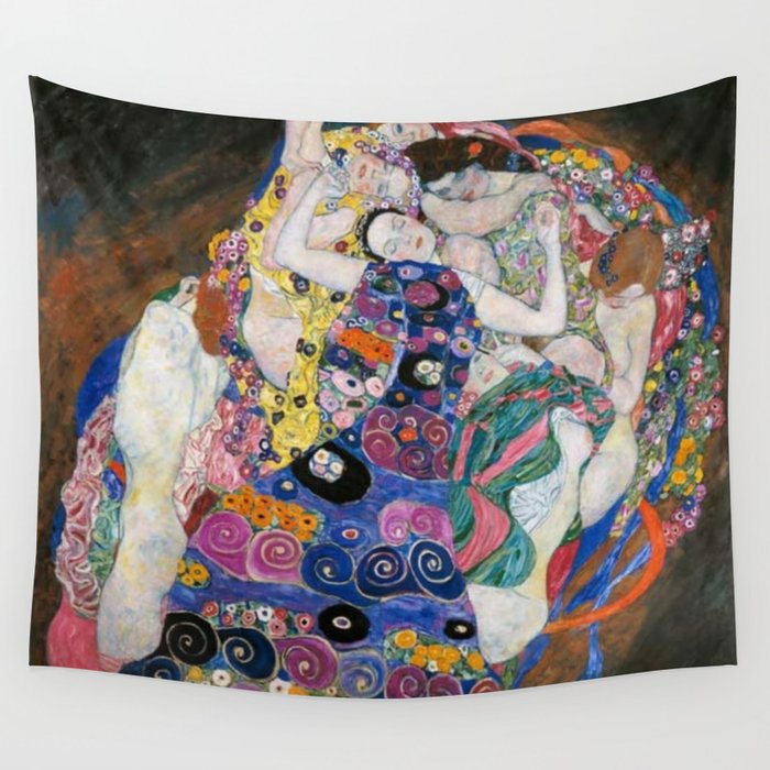 Gustav Klimt Die Jungfrauen The Maiden Wall Tapestry