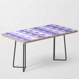 Striped Geometric Coffee Table