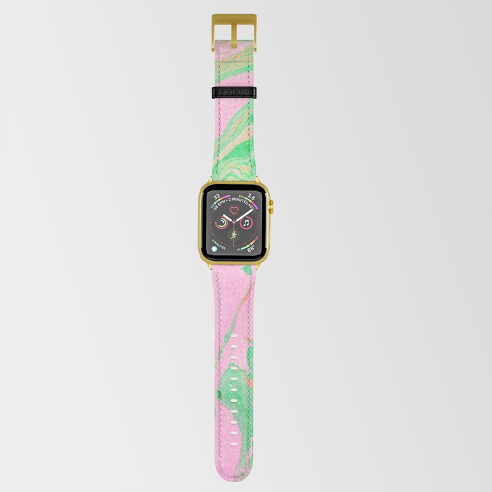 Pink and green apple watch band clearance