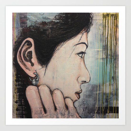 Waiting game Art Print