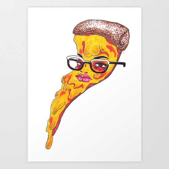 pixxa face Art Print
