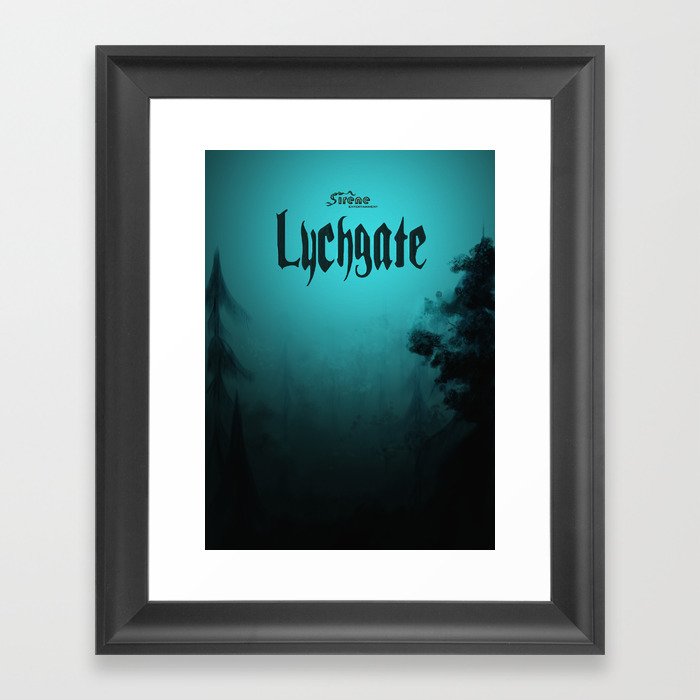Lychgate Book Cover 2.0 Framed Art Print