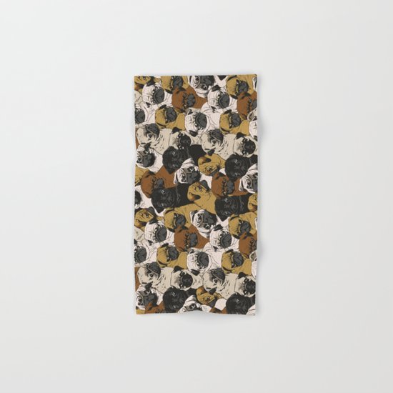 Social Pugz Hand & Bath Towel