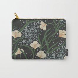 Lily Floral Carry-All Pouch