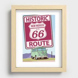Route 66 Recessed Framed Print