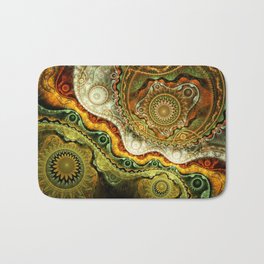 Autumn - Abstract Fractal Artwork Bath Mat