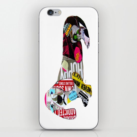 dachshund graffiti iPhone & iPod Skin