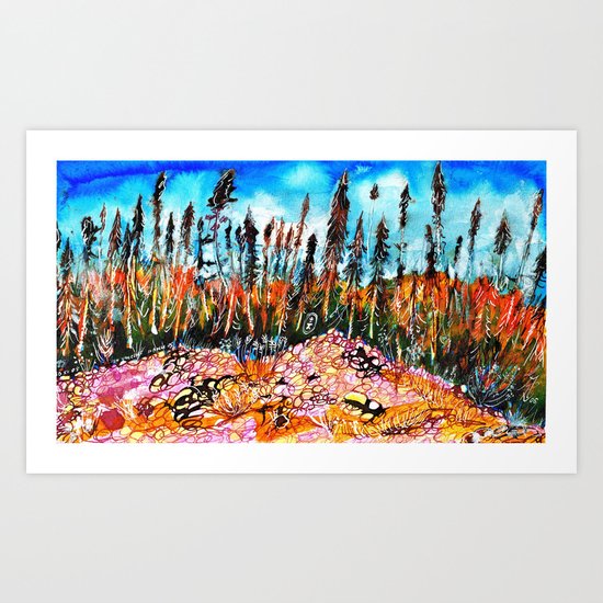 Northern Forest Art Print