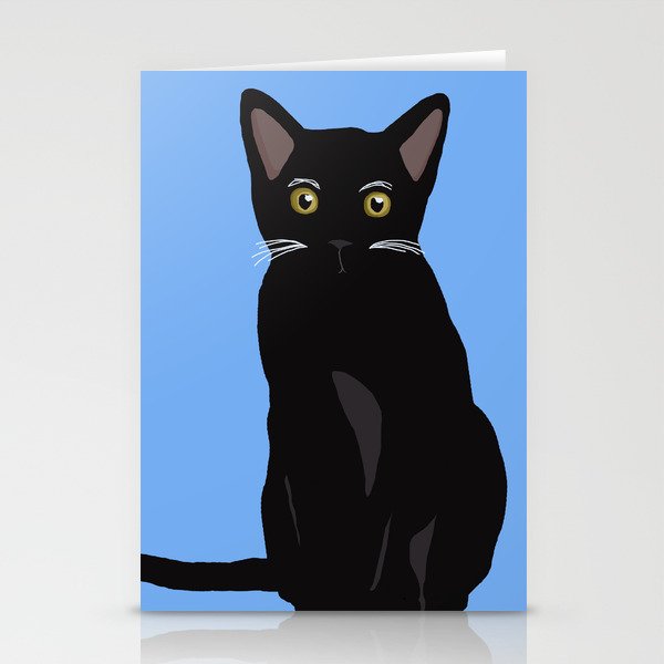 Black Cat Stationery Cards