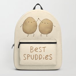 Best Spuddies Backpack | Vegan, Cute, Spuddies, Bestfriendforever, Buddies, Bestspuddies, Curated, Bff, Food, Illustration 