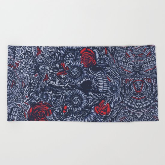 Sensory Overload Americana Beach Towel