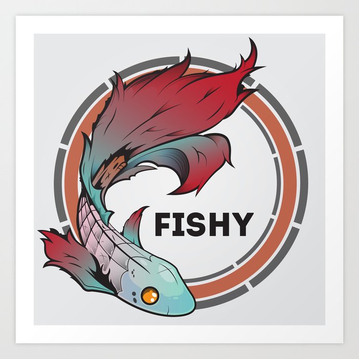 Fishy Art Print