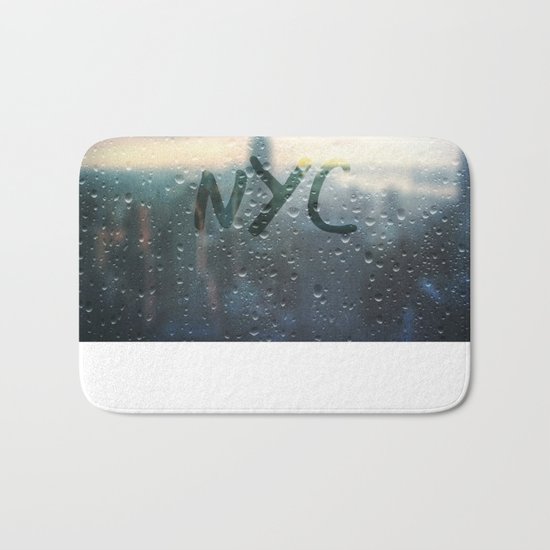 Rainy Day in NYC Bath Mat