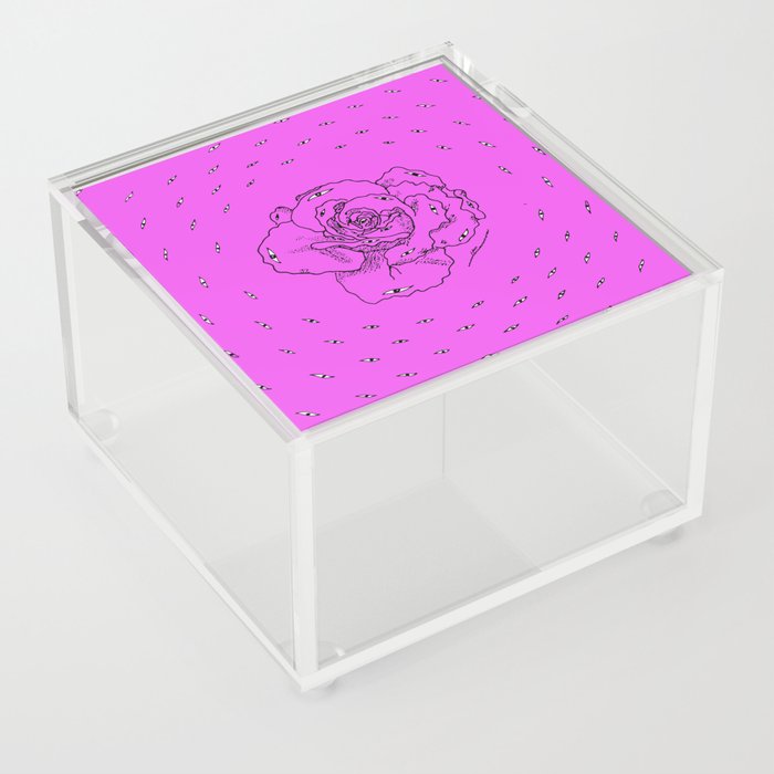 cosmic rose pink Acrylic Box