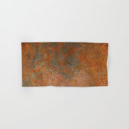Vintage Rust Copper Hand & Bath Towel