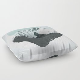 Mt. Everest - The Surreal North Face Floor Pillow