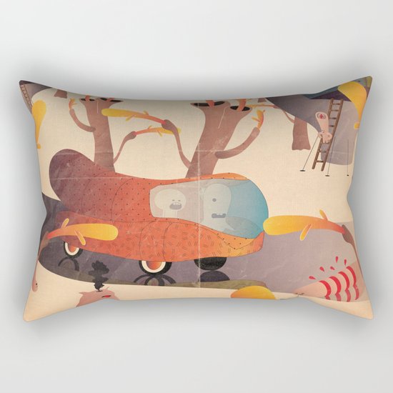 wurstel machine Rectangular Pillow