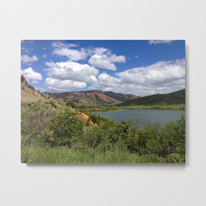 Painted Hills, Gros Venture Wilderness, Wyoming Metal Print