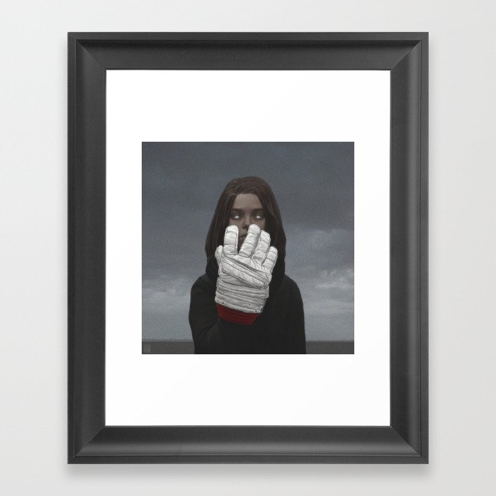 Glove Framed Art Print