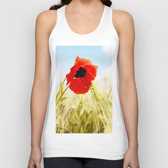 Poppy Unisex Tank Top