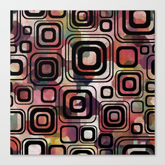 Retro cube Canvas Print