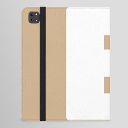 B (White & Tan Letter) iPad Folio Case