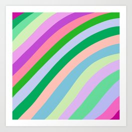 Candy rainbow - cutie Art Print