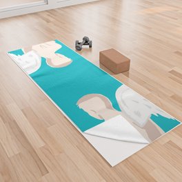 One Winged Angel/ Abstract Concept Drawing Yoga Towel