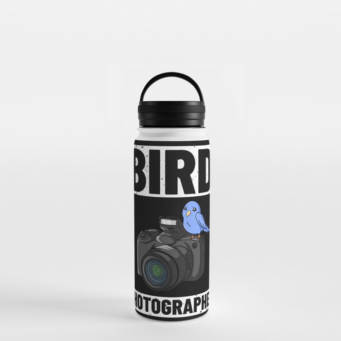 Bird Photography Lens Camera Photographer Water Bottle