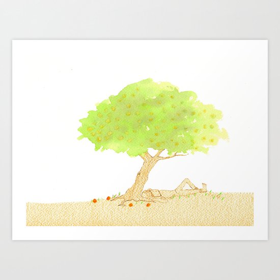 Relax moment Art Print