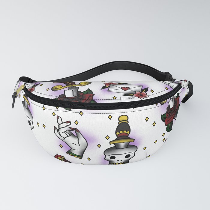 Sparkles, Skulls, and Knives Fanny Pack