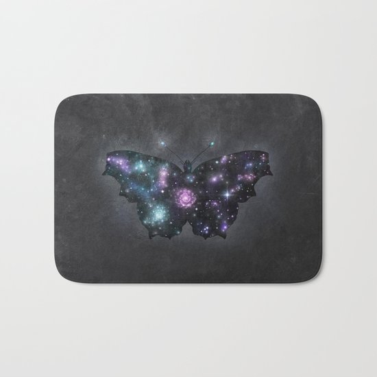 Cosmic Butterfly Bath Mat