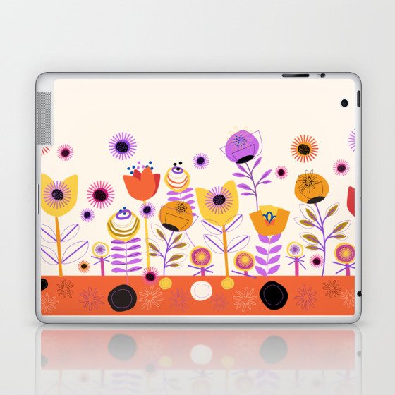 Flower Garden Laptop & iPad Skin