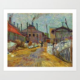 Vincent van Gogh "The Factory" Art Print