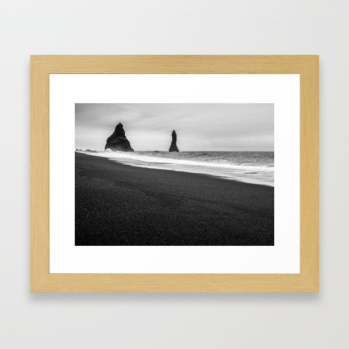 Black Sand Beach, Reynisfjara, Iceland Framed Art Print