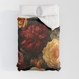 Realistic Multi Floral Pattern Comforter