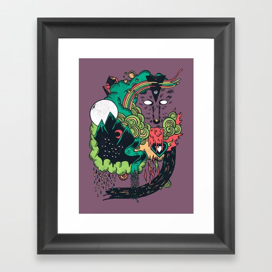 Leader of the Pack Framed Art Print