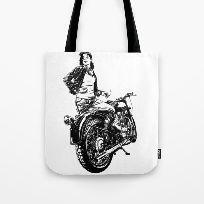 Motorcycle tote bag top