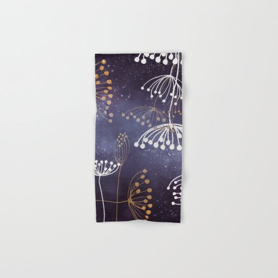 WONDERGARDEN ROSEGOLD BLUE Hand & Bath Towel