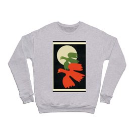 Abstract evening pair flight 2 Crewneck Sweatshirt