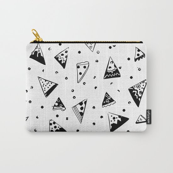 Hipster pizza seamless drawing Carry-All Pouch