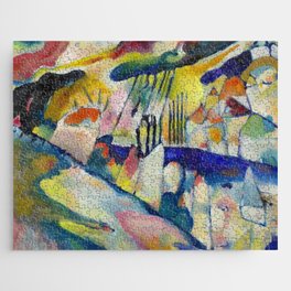 Wassily Kandinsky Landscape with Rain Jigsaw Puzzle