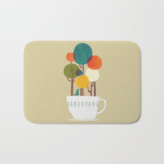 Life in a cup Bath Mat
